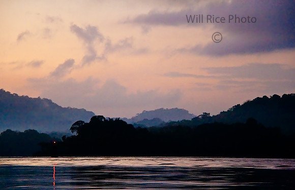 Dawn.  Lake Gatun