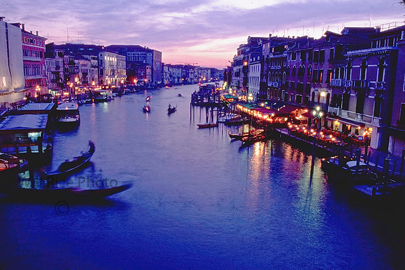 View from the Rialto Bridge
